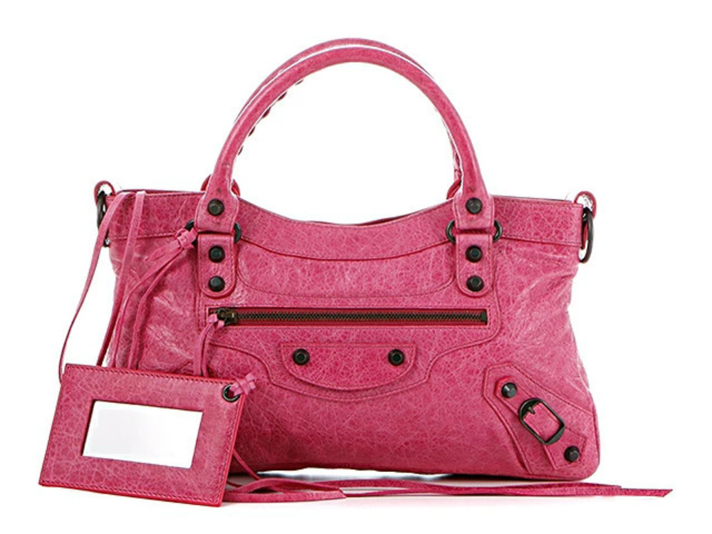 Balenciaga Bag Lambskin Shoulder First The Black